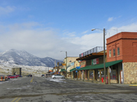 Park Street in Gardiner Montana