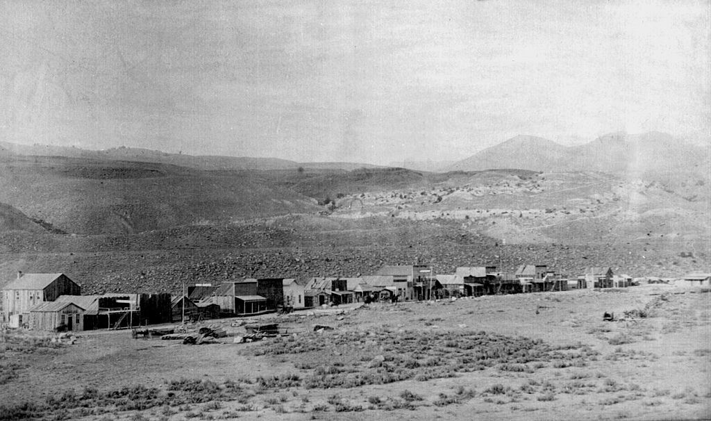 Historic Gardiner Montana in 1887